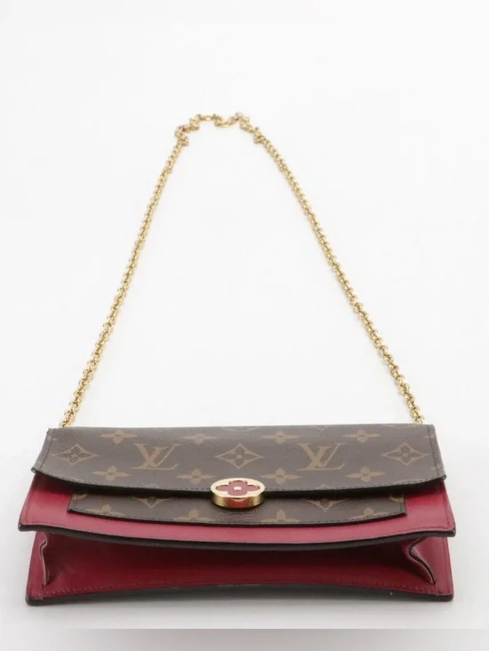 Louis Vuitton Monogram Flore Wallet on Chain – Fuchsia (M67404) - Picture 3 of 8